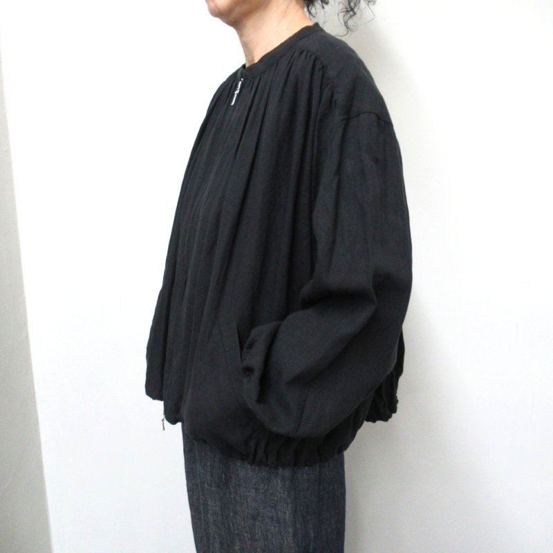 ina  両開きオープンファスナーブルゾン /BK03 【日本製】